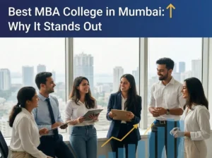 Students collaborating at ISMT Business School, Borivali — AICTE-approved PGDM, practical Mumbai MBA alternative.